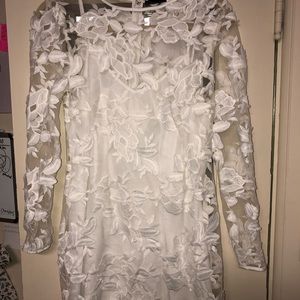 TOPSHOP White Lace Dress